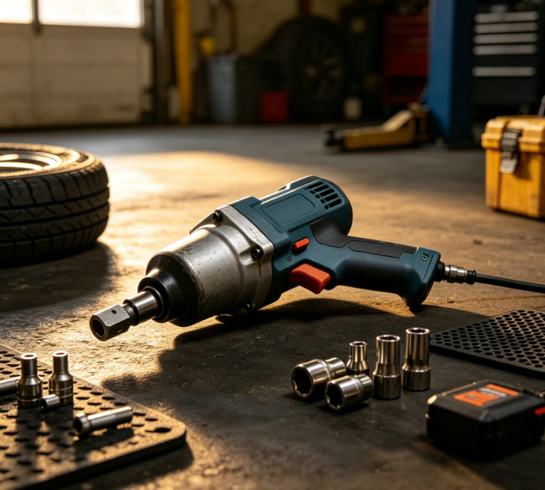 High-torque impact wrench, powerful automotive repair and disassembly tool