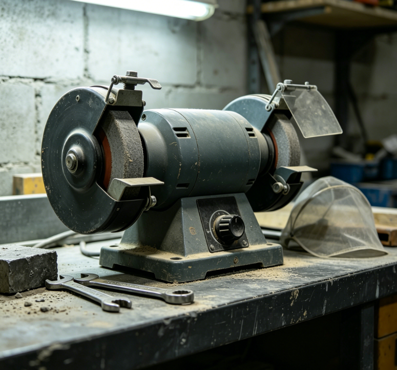 Industrial Grinder for Tool Sharpening & Workpiece Finishing