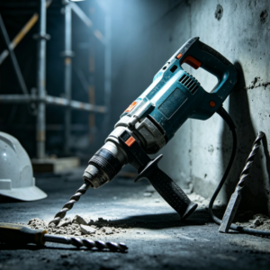 Industrial multi-functional electric hammer for wall chiseling and grooving, impact drill