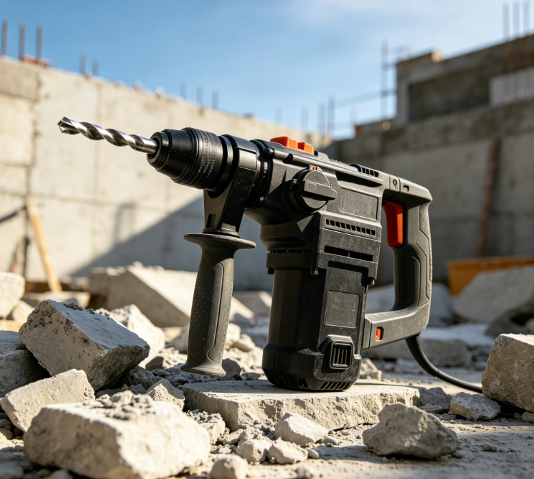 Durable heavy-duty electric hammer for wall grooving and drilling impact drill